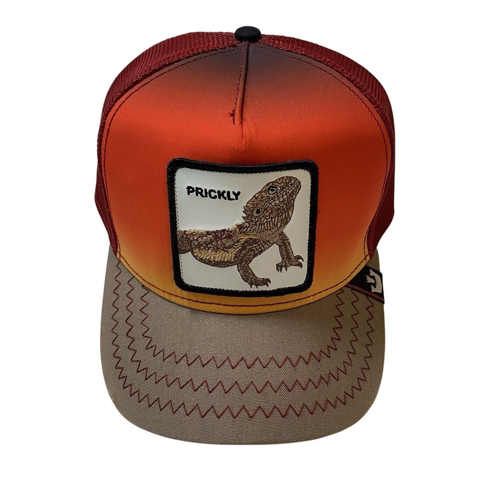 Goorin Bros The Farm Bearded Dragon PRICKLY  "Dust Devil" Trucker Hat NWOT